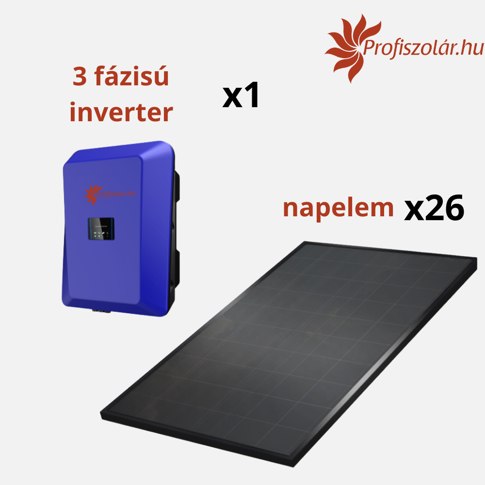 10.66 kWp (26 db 410 W) komplett napelem rendszer telepítve MINTA ...